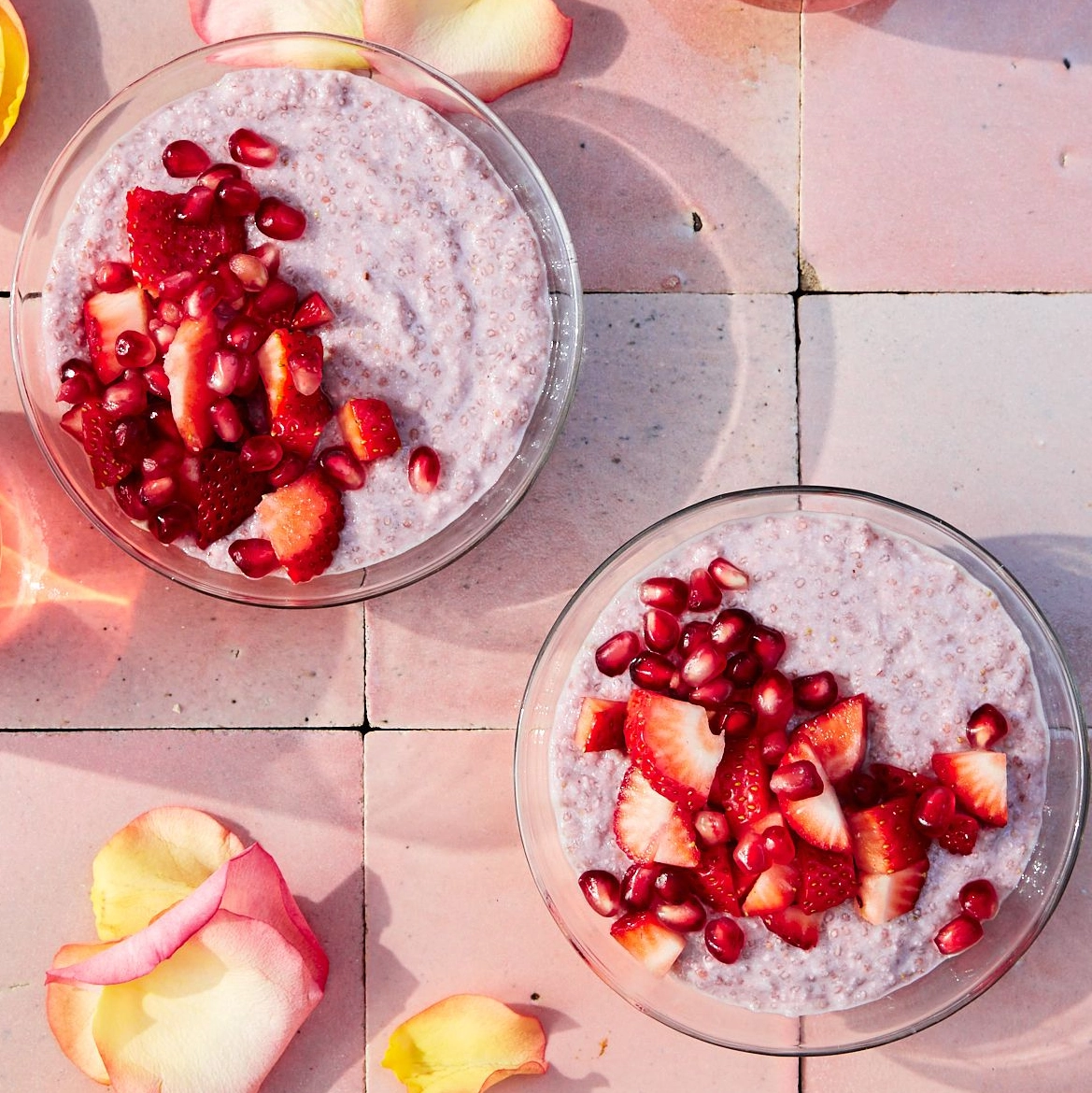 Read more about the article Strawberry Rose Chia Pudding recipe