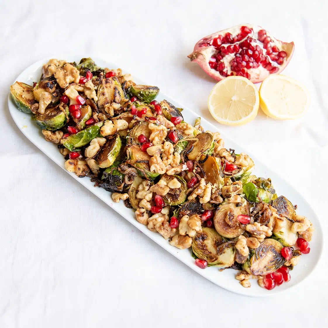 Read more about the article Lemony Brussels Sprouts with Pecans recipe