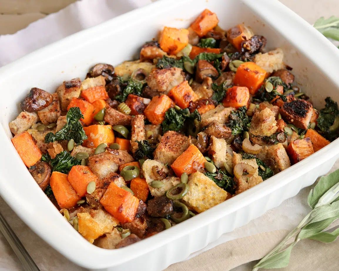 Read more about the article Butternut Squash and Mushroom Stuffing recipe